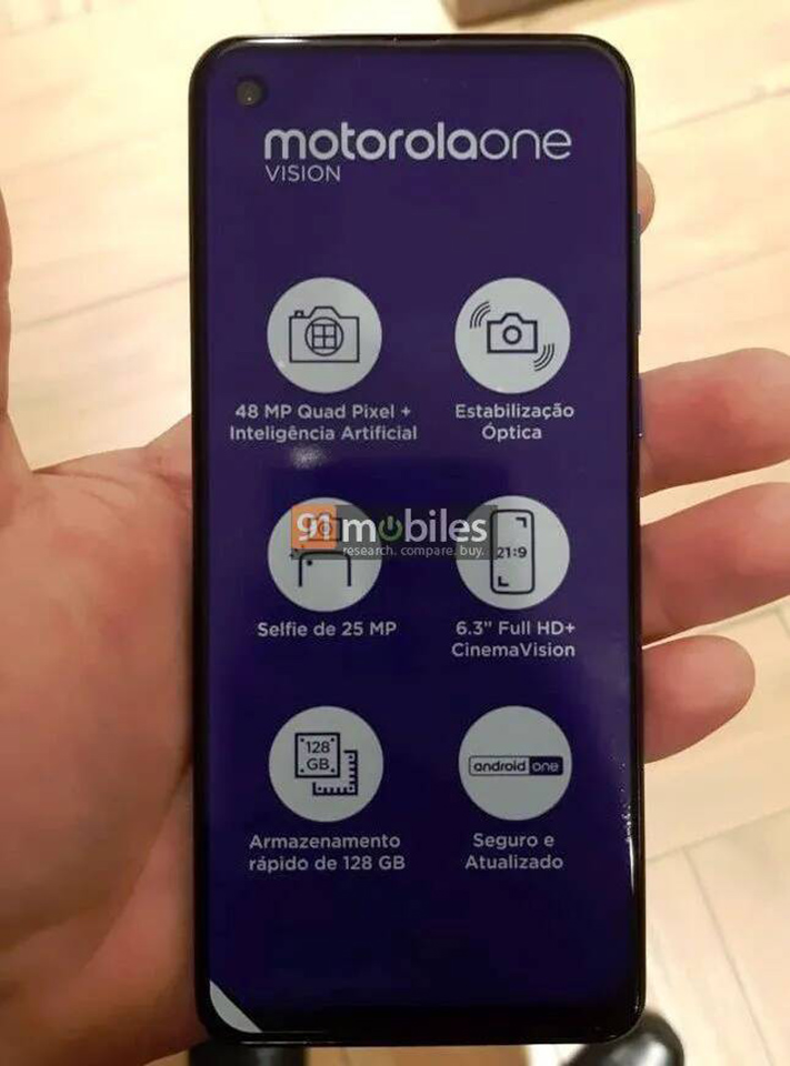 Motorola One Vision lộ ảnh thực tế trước ngày ra mắt chính thức