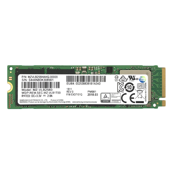 Hình ảnh của SSD M.2 2280- NVMe - Samsung PM981 - 256GB Gọi ngay 0937 759 311 mua hàng nhé